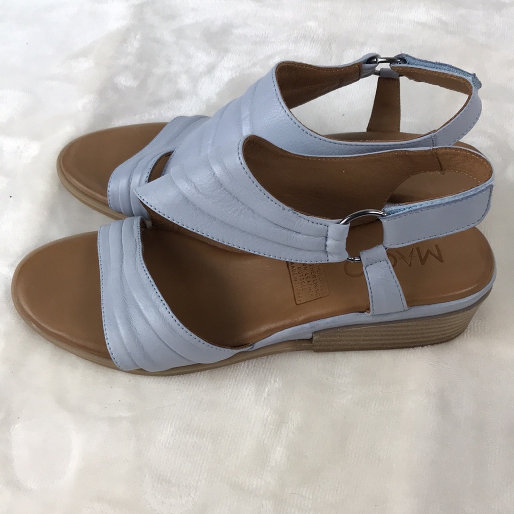 Mago Made in Turkey Women's Blue Sandals